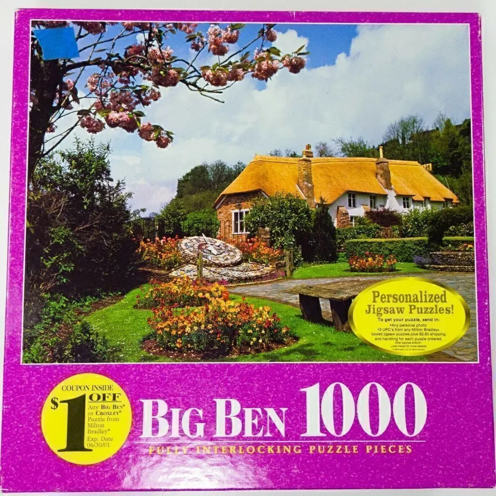 Big Ben 1000 Piece Puzzle Cockington, Devon, England